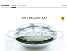 Tablet Screenshot of chadwickoven.com